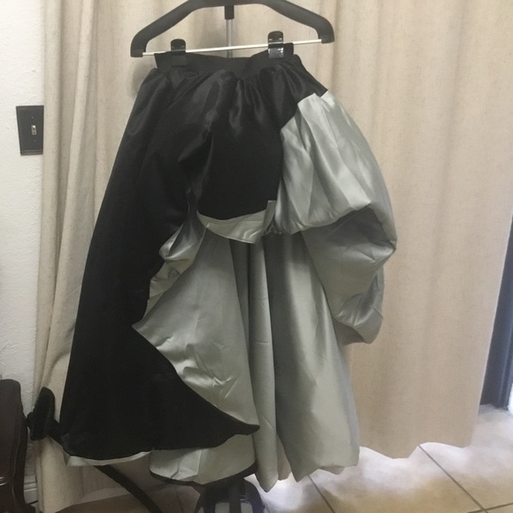 Hi/Low Taffeta Skirt size M/L - Picture 7 of 9